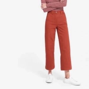 Everlane wide leg crop pants